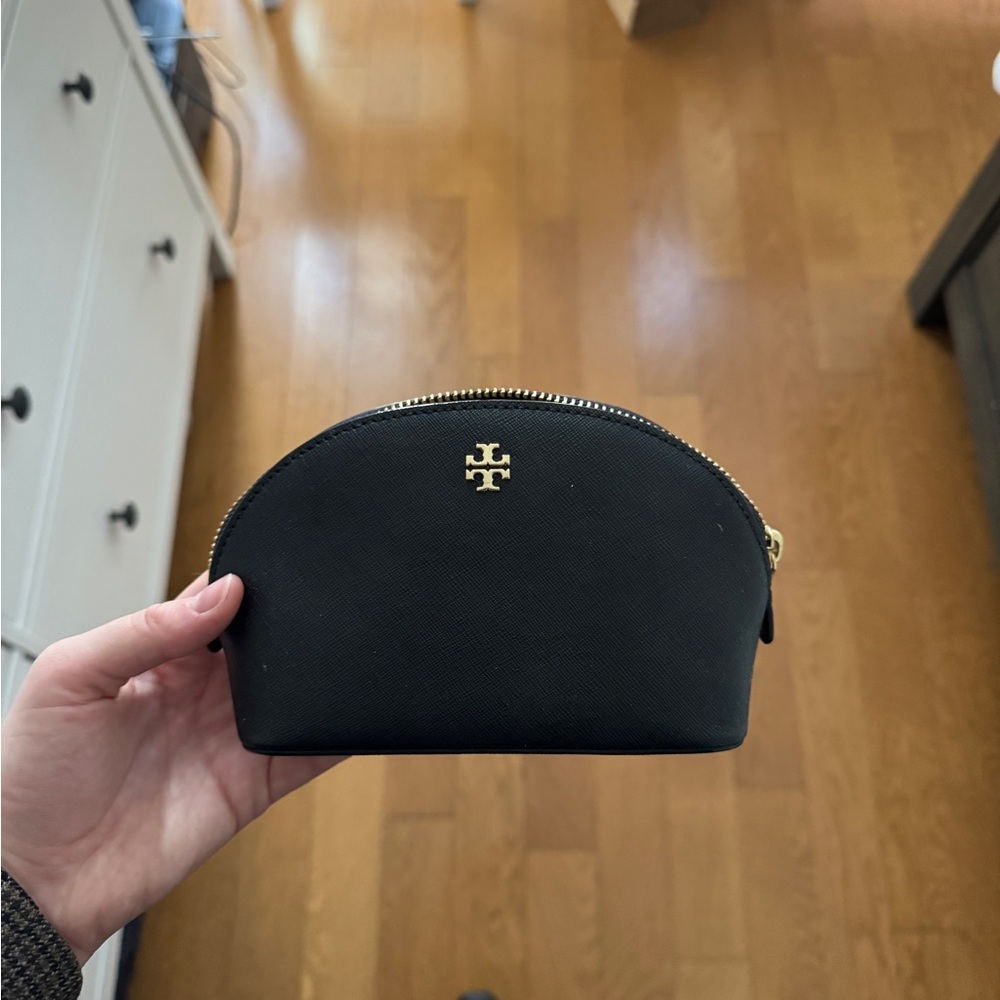 Tory Burch Black Makeup Bag